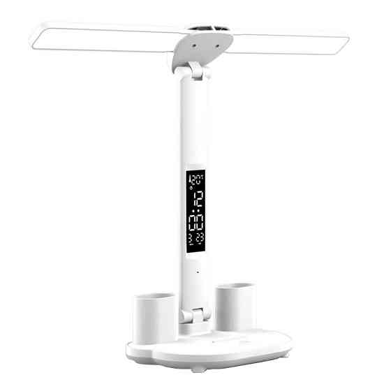 Лампа LED настільна подвійна годинник RA95+ 3000-6000К  USB Puluz TBD0603531404 Київ