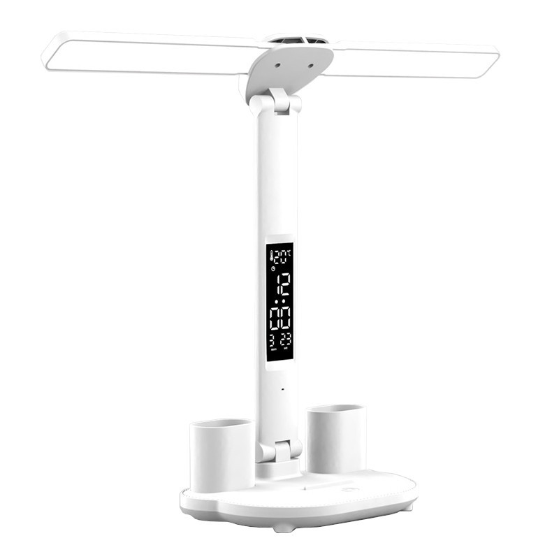 Лампа LED настільна подвійна годинник RA95+ 3000-6000К  USB Puluz TBD0603531404 Київ - фото 1