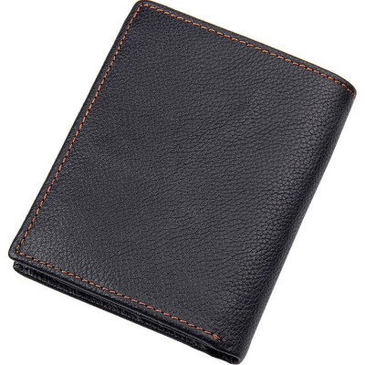 Кошелек Vintage Кожаный Черный (14598) Винница - изображение 8