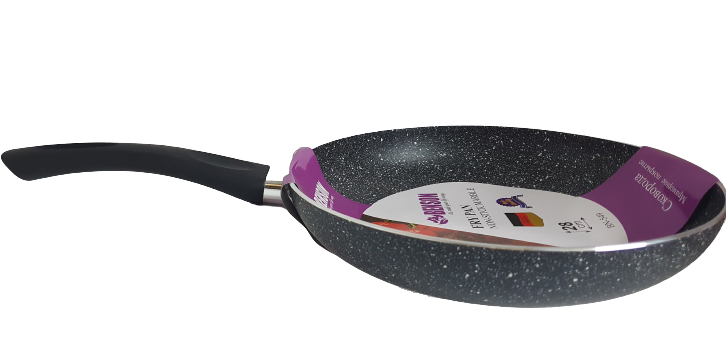 Сковорода антипригарна Мармурове покриття 24*5 см BN-547 (12 шт.) Одеса - фото 2