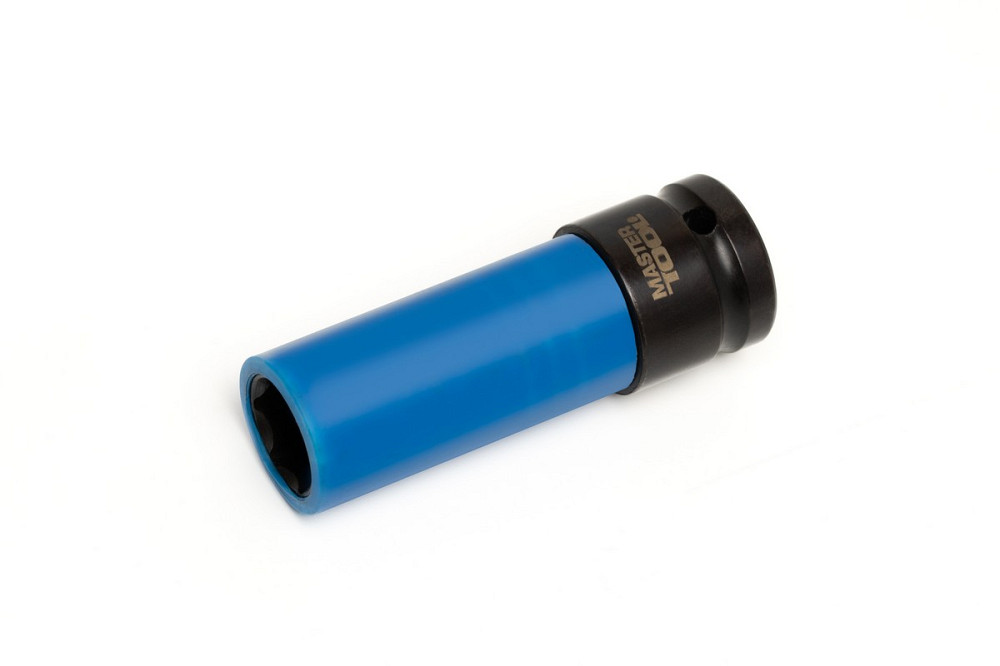 MASTERTOOL Головка торцева MASTERTOOL ½" 17 мм L 86 мм CrMo із пластиковим захистом для алюміні Київ - фото 1