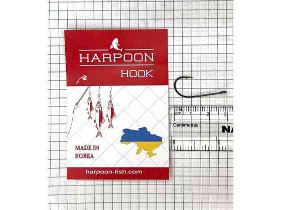Гачки одинарні 1 (5шт/уп) BIG EAR ТМ HARPOON Київ