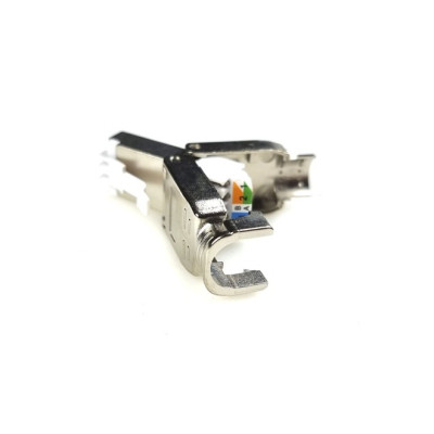 Конектор Eserver RJ45 cat.6A FTP 8P8C, безінструментальний (WT-6084-FTP) Вінниця - фото 6