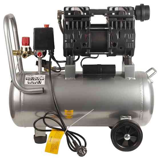 Компрессор двухцилиндровый безмасляный 1.1кВт 1400об/мин 160л/мин 8бар 58дБ 24л SIGMA (7042521) Ровно