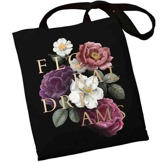 Екошопер Bookopt BK4109 Florar dream чорний Київ