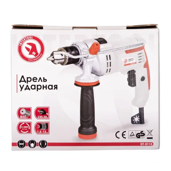 Дриль ударний електричний INTERTOOL DT-0115 Коломия