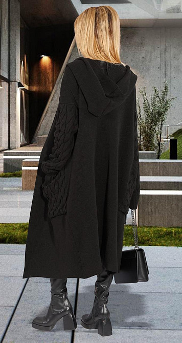 Теплий кардиган з капюшоном (42-46) Київ - фото 9