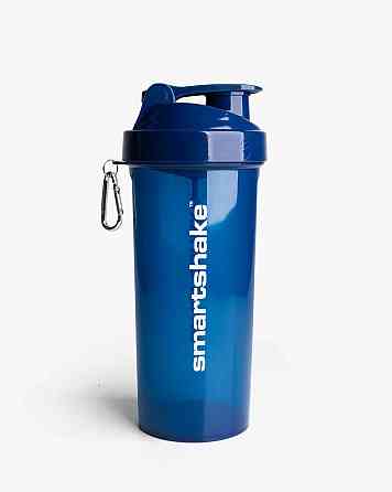 Шейкер спортивний Smartshake Lite 1000ml Glossy-Navy Blue Каменское