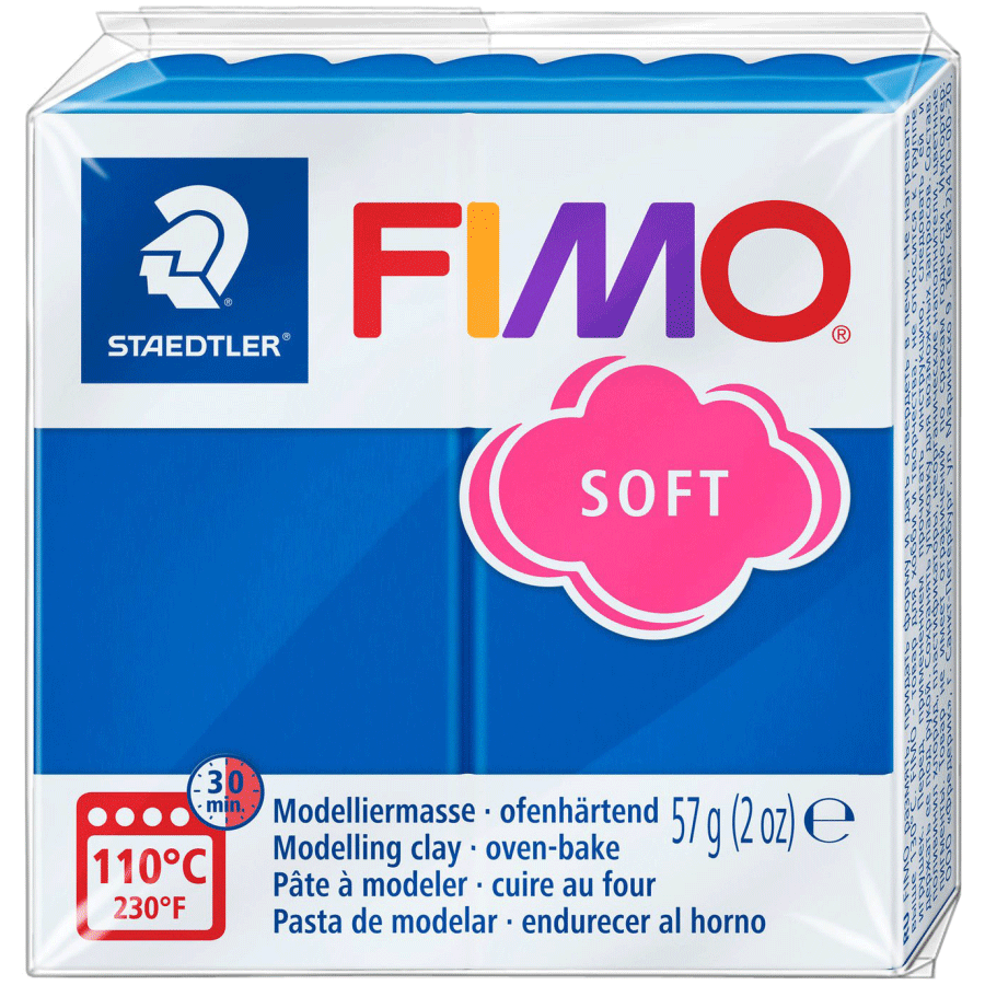 Пластика для бижутерии Soft Синяя 57г Fimo Киев - изображение 1