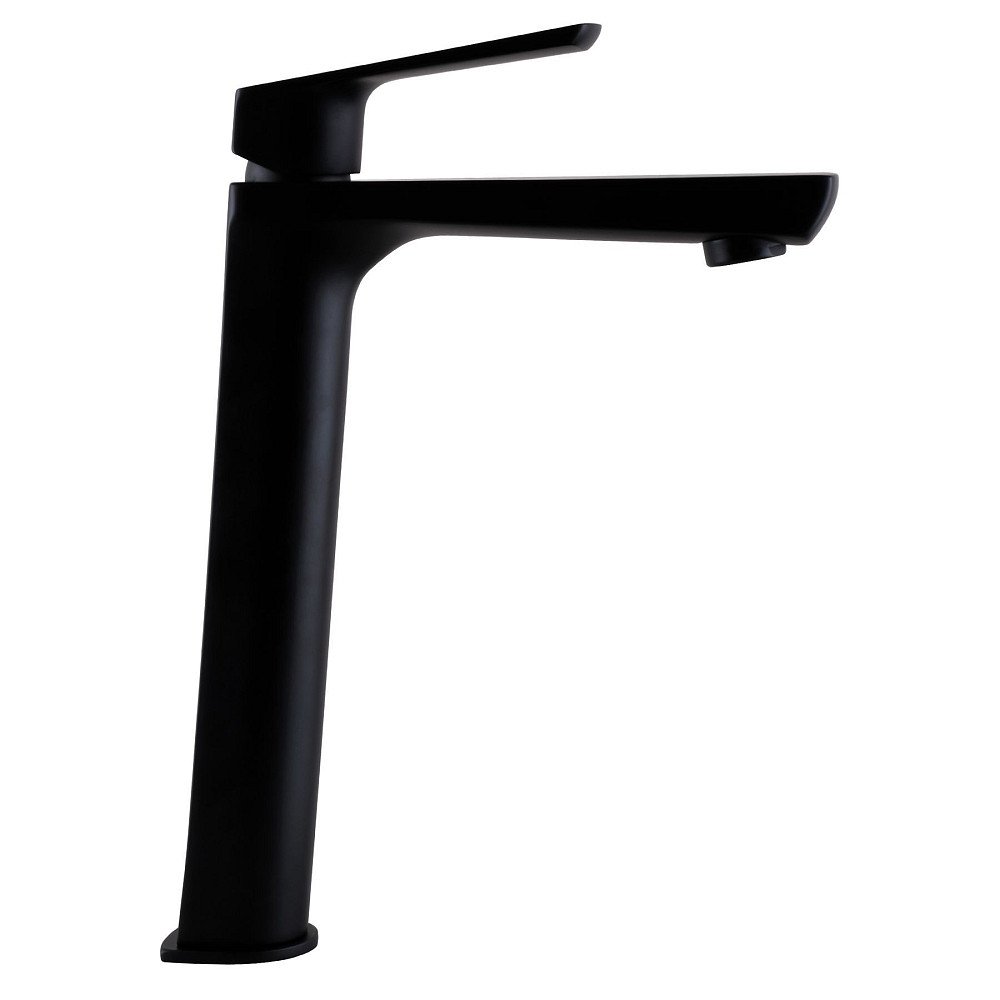 Змішувач для умивальника TOPAZ LEXI TL 21203-H57-BL високий,Чорний мат.,шланги TAQ-M1055,D25 Луцк - изображение 1
