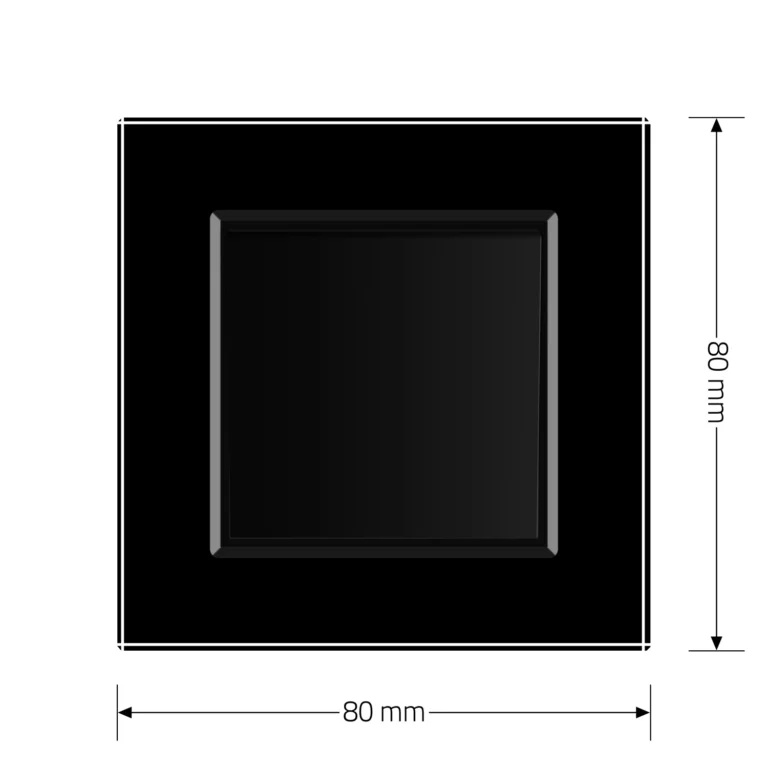 LIVOLO Вимикач універсальний 1-клавішний LIVOLO чорний матовий скло 250В 10А Коломыя - изображение 8