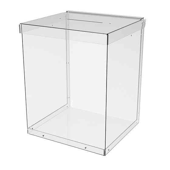 Ящик EKOSTAR без замка для пожертвований и сбора денег 200x180x250. Объем 9 литров Киев