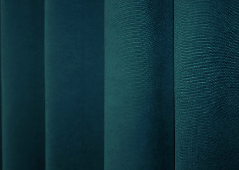 Шторная ткань микровелюр Petek цвет изумрудный 1494ш Киев - изображение 10