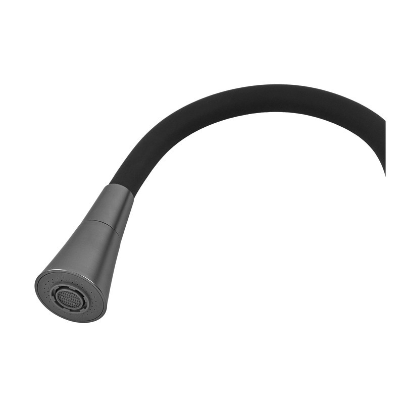 Змішувач для кухні Mixxus Etna 014-T (NUT) Graphite Refl.Black (Колір графіт+силіконовий вилив чорний) (MI8422)   ( 27588 ) Харьков - изображение 6