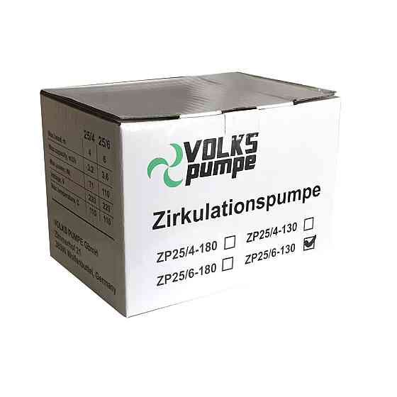 Насос циркуляційний VOLKS pumpe ZP25/6 130 мм + гайки Київ