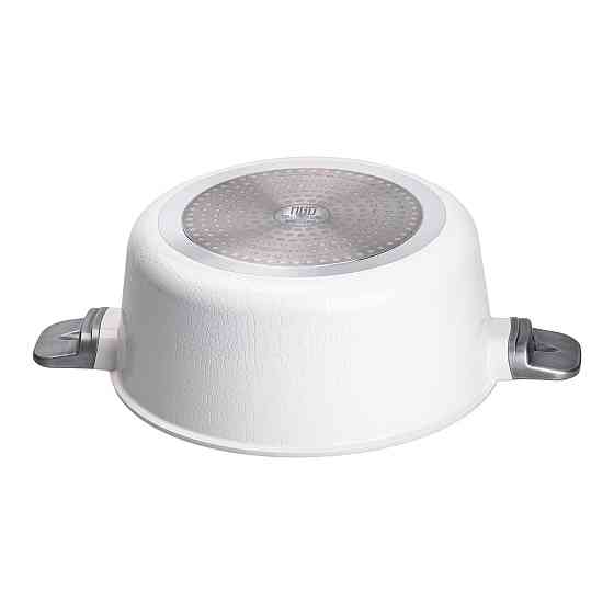 Каструля алюмінієва з керамічним покриттям 7.7 л, біла Київ