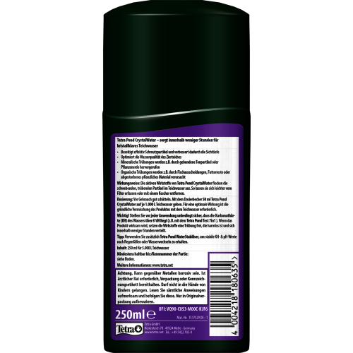 Засіб Tetra Pond Crystal Water для ставка для очищення води 250 мл на 5000 л Київ