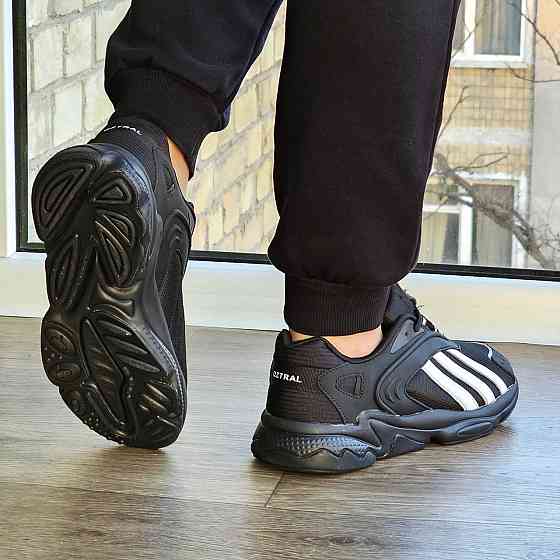 Мужские Термо Кроссовки для Бега Adidas Черные Адидас Беговые Еврозима (размеры: 41,42,43,44,45,46) - 43-5 Днепр