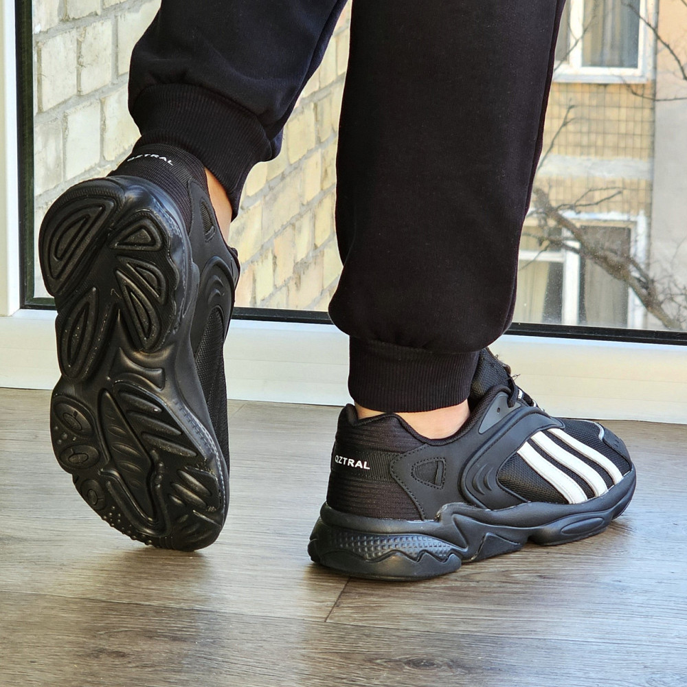 Мужские Термо Кроссовки для Бега Adidas Черные Адидас Беговые Еврозима (размеры: 41,42,43,44,45,46) - 43-5 Днепр - изображение 4