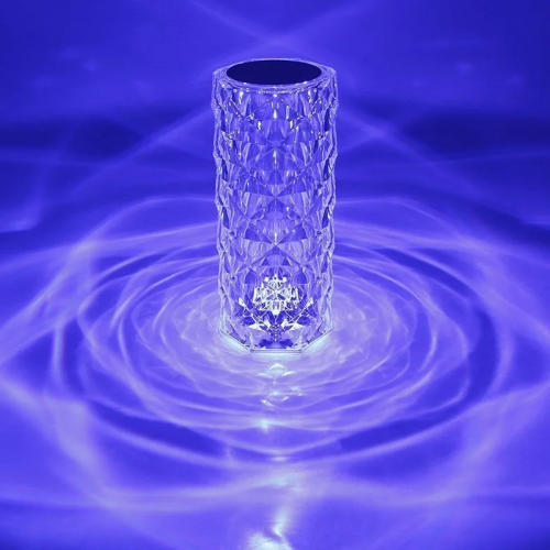 Хрустальная лампа-ночник Crystal сенсорное управление + пульт Київ