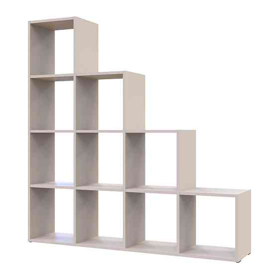 Стеллаж Doros Степь 4х4 Кашемир открытый 136.2х28.8х140.7 DRS-011771 (41516168) Днепр