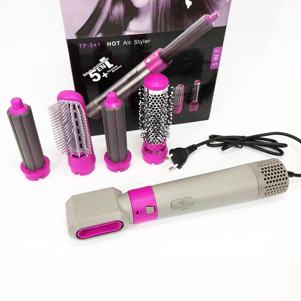 Фен для об'ємної укладки 5, Фен для сушіння волосся з насадкою Якісний волосся VL-29 Львів - фото 18