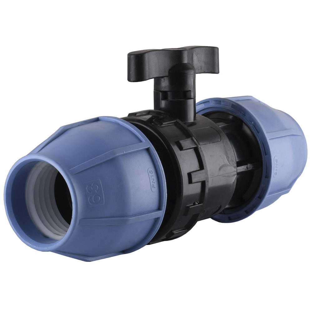 Кран кульовий ПНД Vsplast 63 6001 (000007928) Київ - фото 2