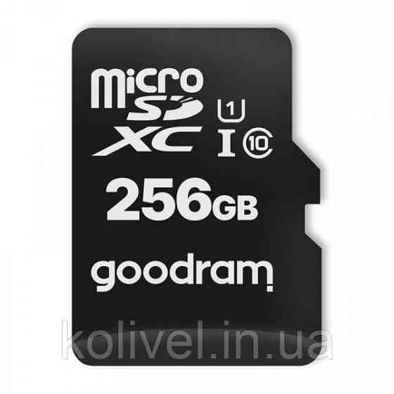 Memory card Secure Digital Micro 256Gb GoodRAM SDXC (class 10 UHS I U1) Retail + adapter (M1AA-2560R12#) Киев