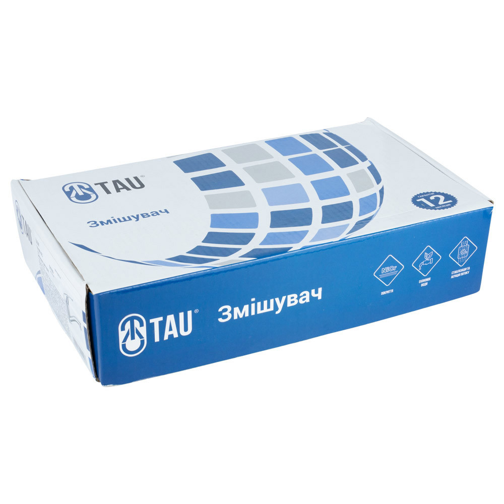 TAU Смеситель TN Ø35 для кухни гусак прямой 150мм на шпильке (КРАТНО 2ШТ) TAU TN-2B142C (984610 Киев - изображение 7