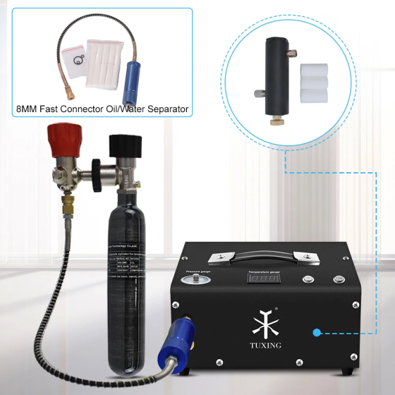 Компресор Tuxing для заправки балонів 300 бар Київ