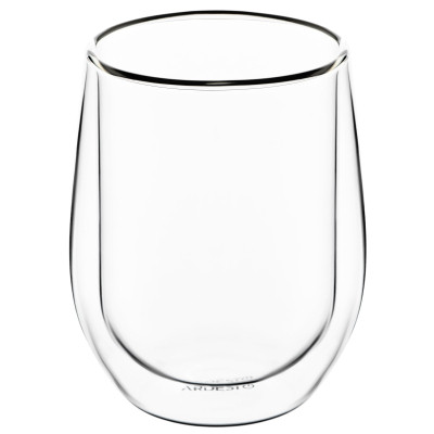 Набір склянок Ardesto з подвійними стінками BR 320 мл 2 шт прозорий (AR2637BR) Вінниця - фото 1