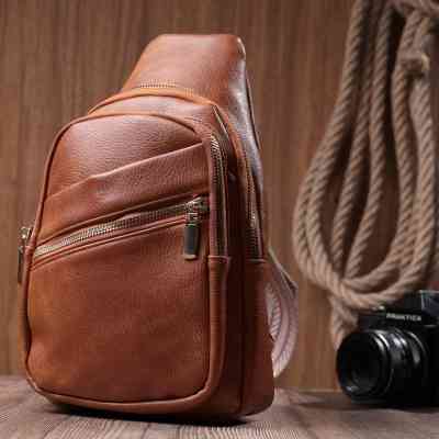 Сумка Vintage Жіноча з однією лямкою через плече з екошкіри Руда (22758) Вінниця