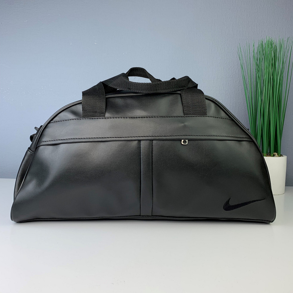 Спортивна дорожня сумка Nike для тренувань і фітнесу з плечовим ременем, чорнаMasterSem Київ - фото 1