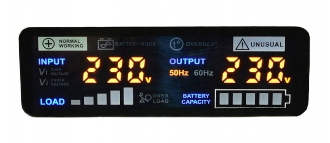 Гібридний ДБЖ інвертор Volt Polska SINUS PRO 500E 12 V 300 / 500 W (3SP050012E) Київ - фото 3