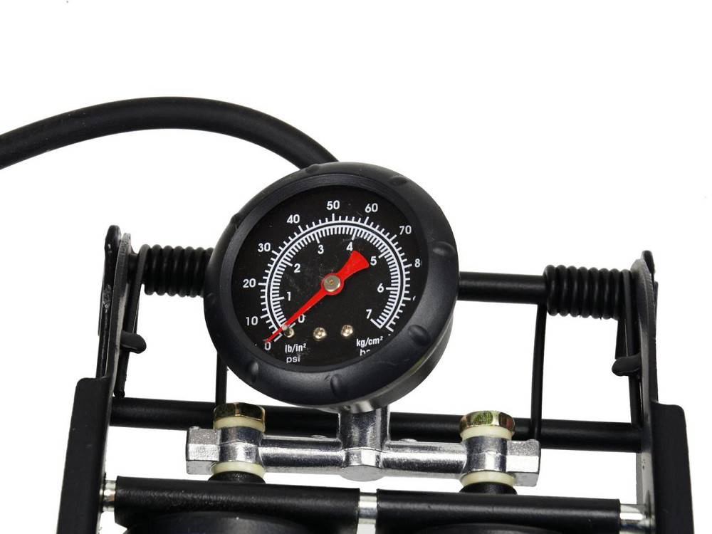 ПневмоНасос ножний двопоршневий з манометром "GEKO" Киев - изображение 3