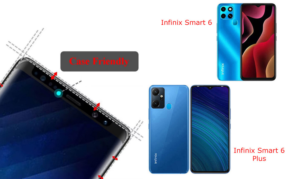Захисне скло HyperGlass Pro для Infinix Smart 6, Smart 6 Plus – максимальна чутливість та захист Київ - фото 4