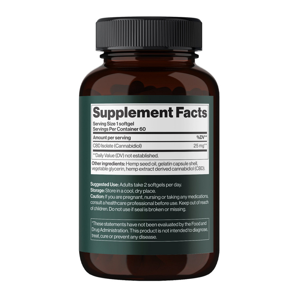 Канабидиол MIND SHI CBD Isolate 1500мг 60 гел капс Киев - изображение 3