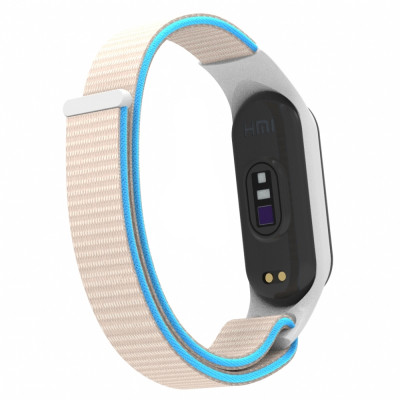 Ремінець до фітнес браслета Armorstandart нейлоновий для Xiaomi Mi Band 7/6/5/4 White/Red (ARM67846) Вінниця - фото 2