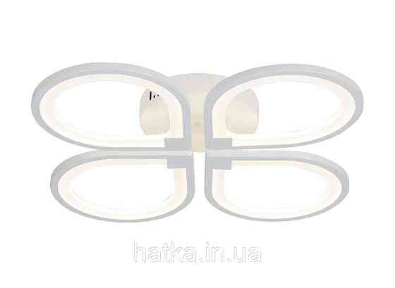 Люстра потолочная светодиодная VALESO 1143/4, LED 104W, с пультом, Белый Киев