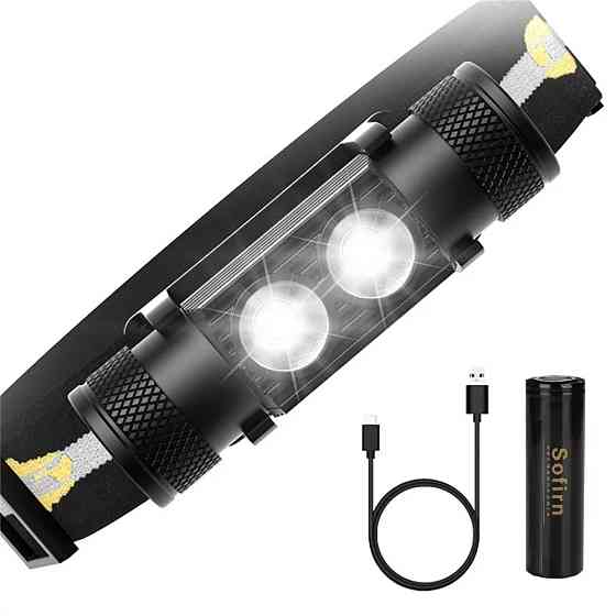 Налобный фонарь Sofirn H25S 1200лм USB-C (аккумулятор 18650 на 2200мАч) Винница