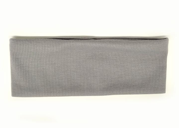 Пов'язка для волосся сіра із трикотажу Київ - фото 1