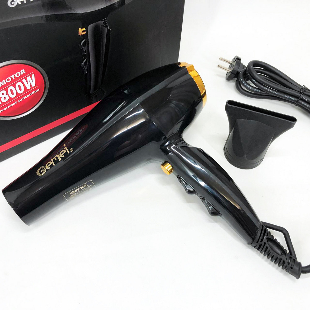 Фени для сушіння волосся Gemei GM 1765 2800 Вт, Фен для укладання волосся салонний ES-97 Івано-Франківськ - фото 10