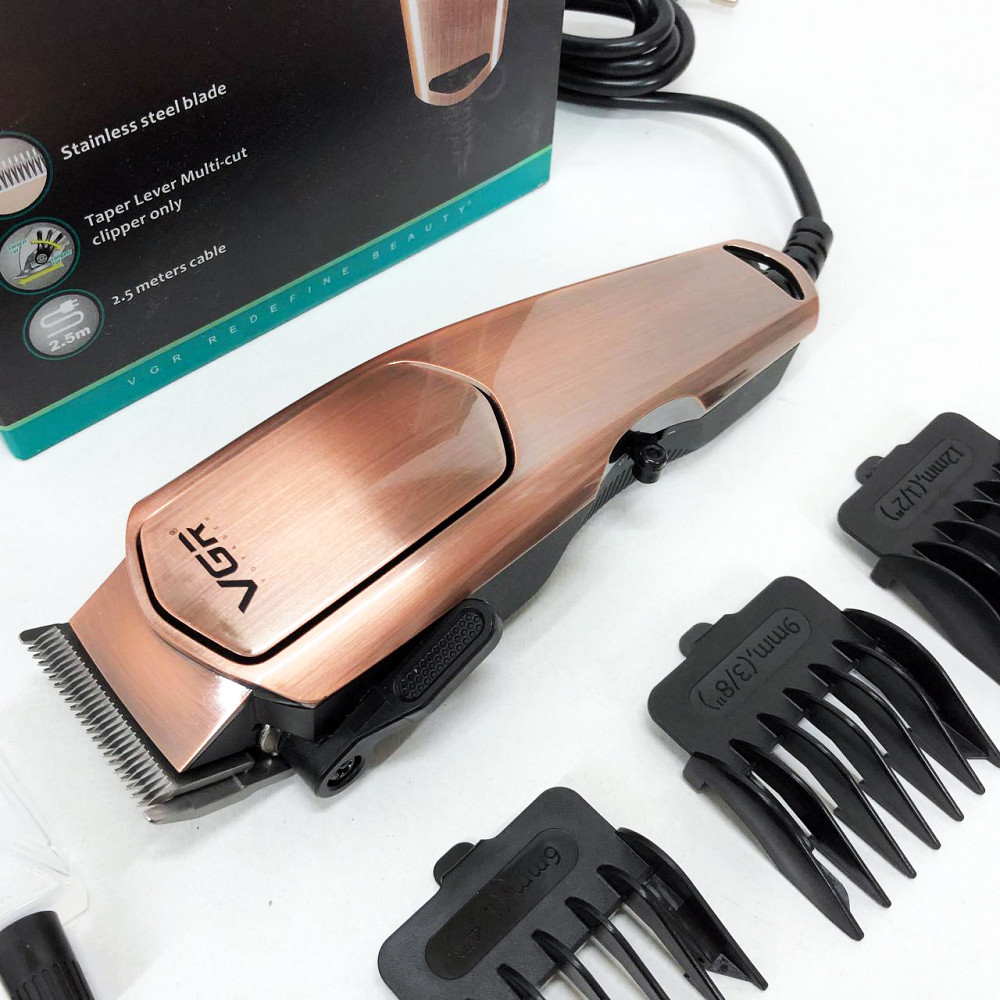 Профессиональная электрическая машинка для стрижки VGR V-131, Мужской триммер для окантовки XN-91 Львов - изображение 7