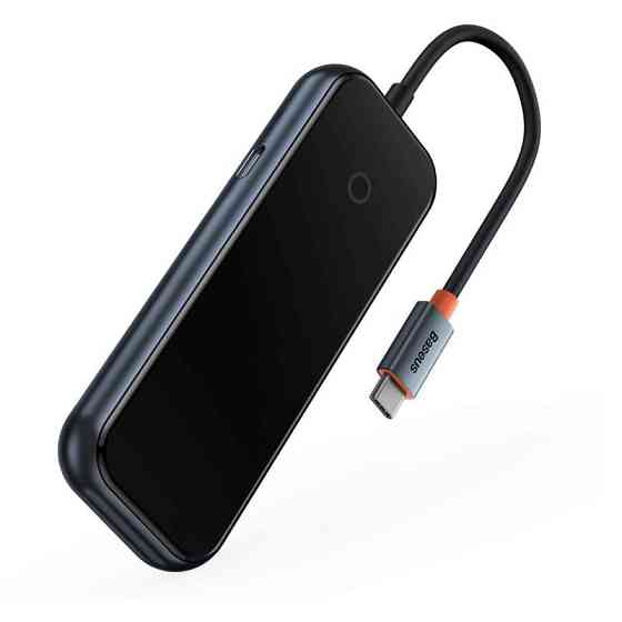 USB-хаб Baseus AcmeJoy 4-Port Type-C Темно-сірий Київ