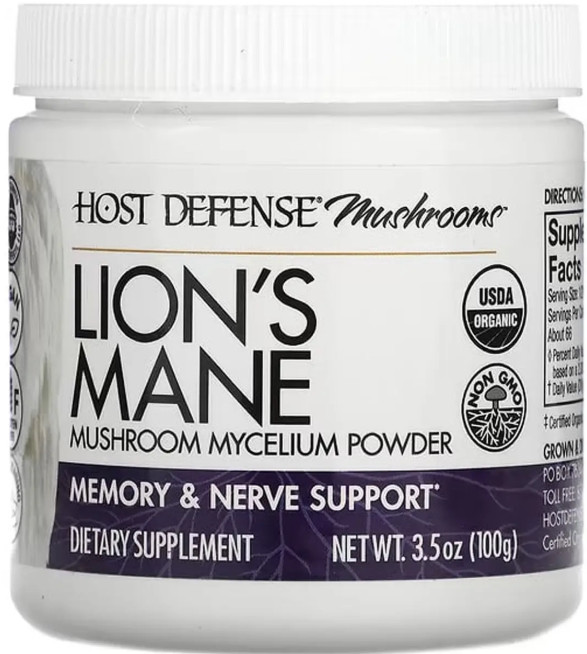 Їжовик гребінчастий в порошці Fungi Perfecti Lion's Mane 100 г Київ - фото 1