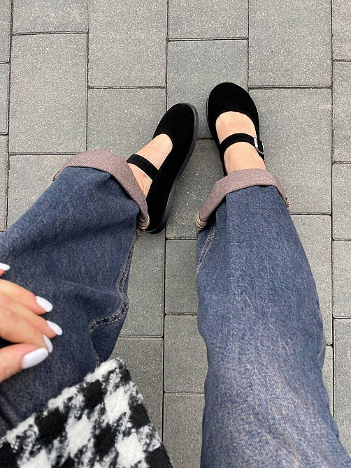 MOD GAR Лофери жіночі MOD GAR 9764 чорні (весна-осінь, замша натуральна) (5807) Коломыя - изображение 7