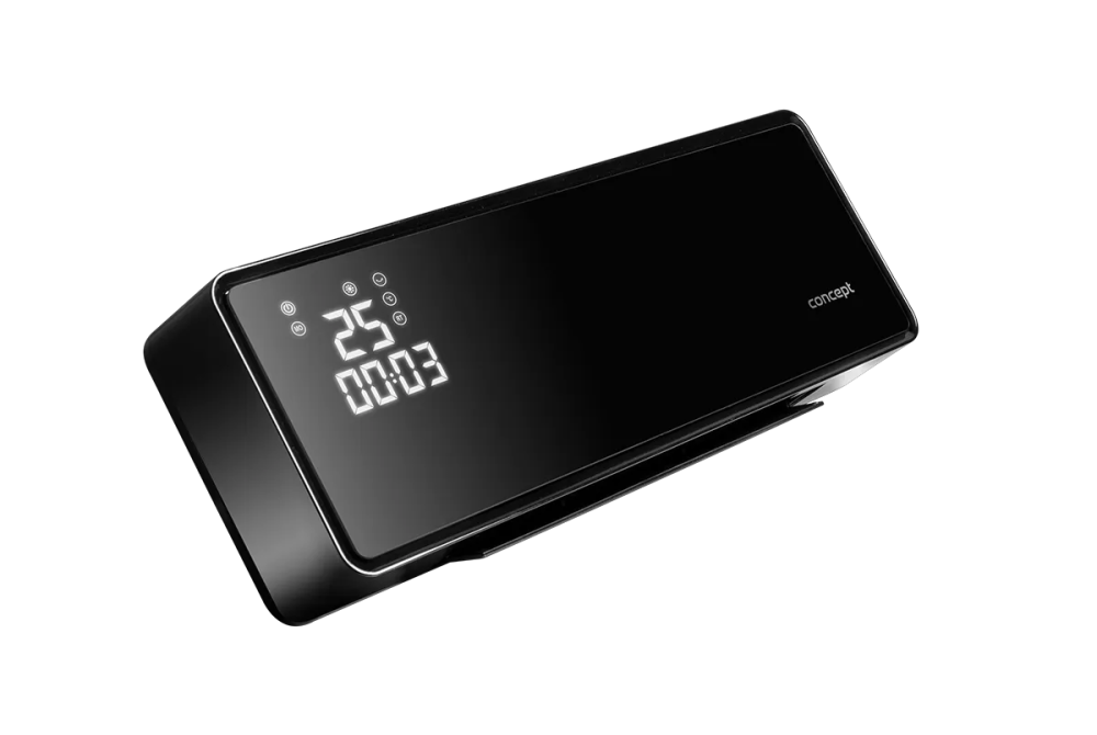 Настенный керамический обогреватель 2000 W черный QH4001 Ровно - изображение 2