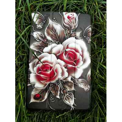 Чехол для планшета BeCover Smart Case Samsung Galaxy Tab A11 SM-X133/X135 8.7" Black Rose (713983) Винница