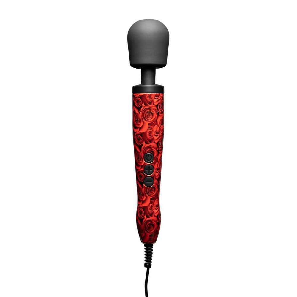 Вібромасажер DOXY Original ROSE PATTERN, дуже потужний, живлення 220В, пульсівні вібрації Sex Aura Київ - фото 1