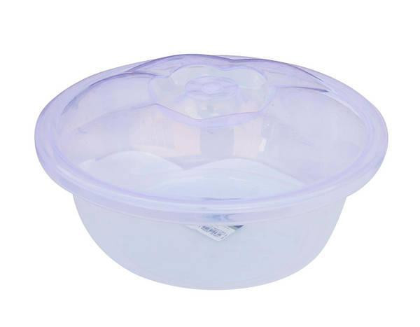 Миска з кришкою 4,5л прозора "DunyaPlastik" Харків - фото 1